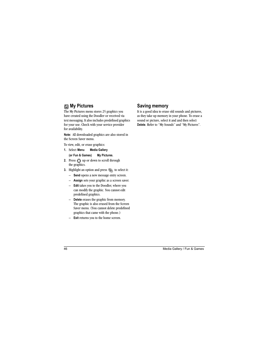My pictures | Kyocera Phantom TXLCC10042B User Manual | Page 54 / 60