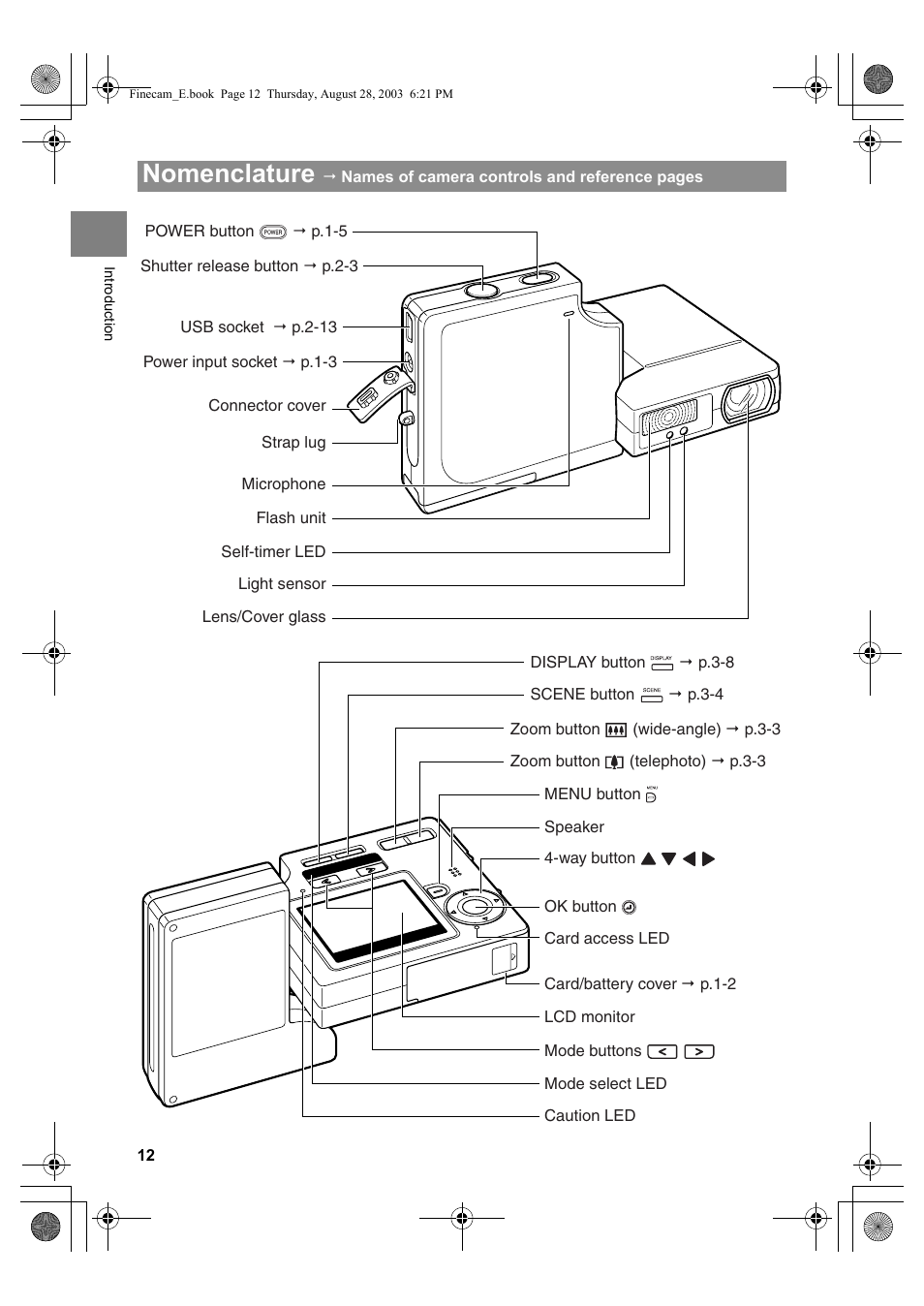 Nomenclature | Kyocera SL300R User Manual | Page 12 / 134