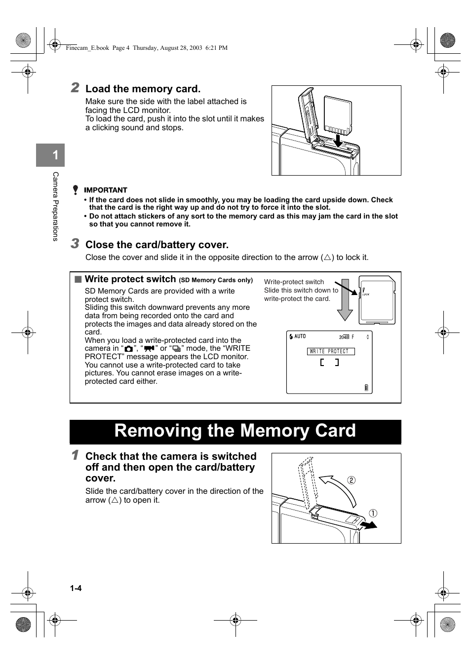 Close the card/battery cover | Kyocera SL300R User Manual | Page 20 / 134
