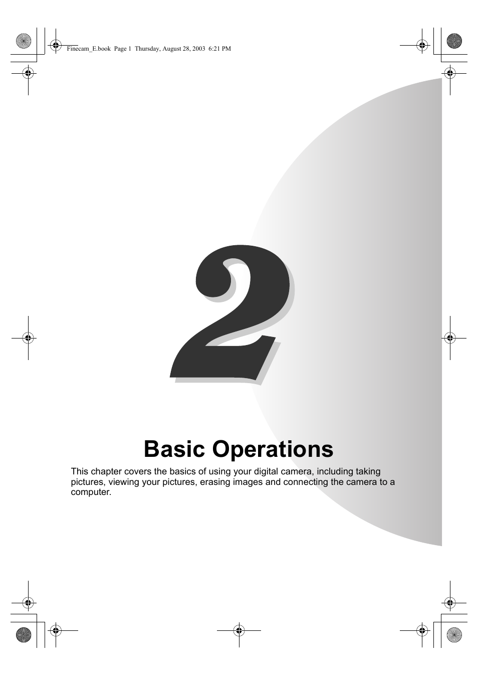 Basic operations | Kyocera SL300R User Manual | Page 25 / 134