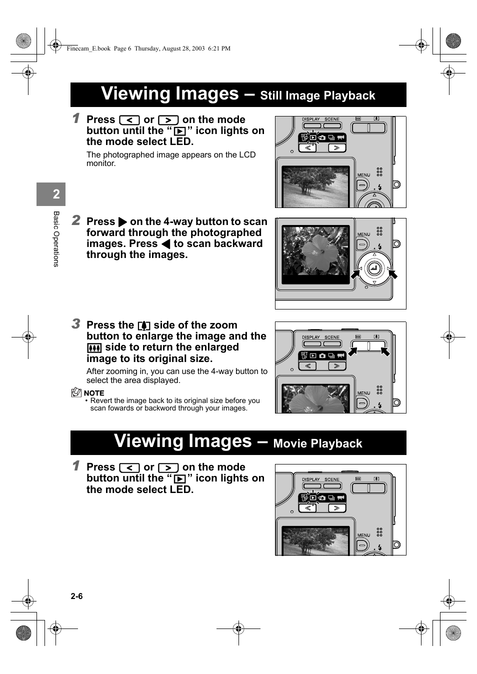 Viewing images | Kyocera SL300R User Manual | Page 30 / 134