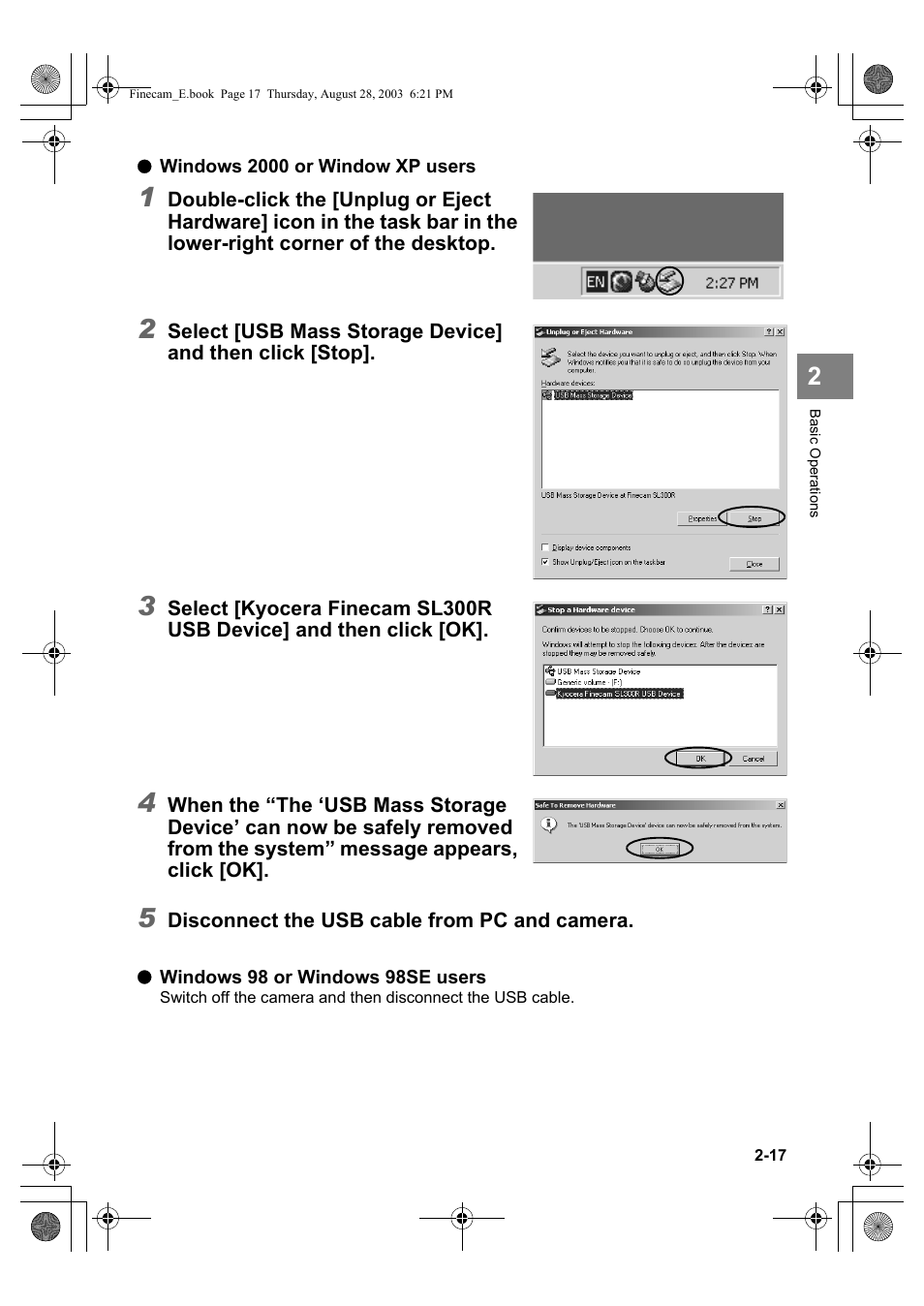 Kyocera SL300R User Manual | Page 41 / 134