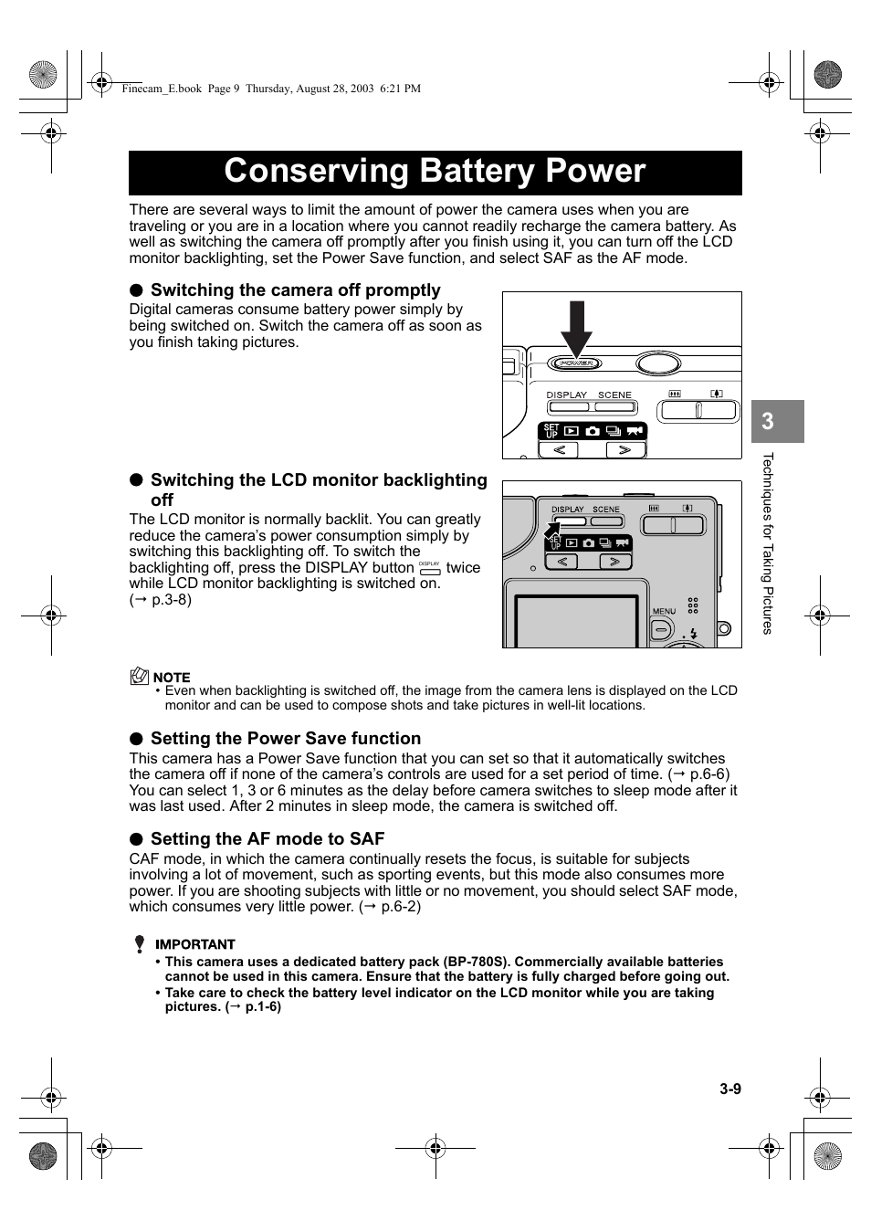 Conserving battery power | Kyocera SL300R User Manual | Page 57 / 134