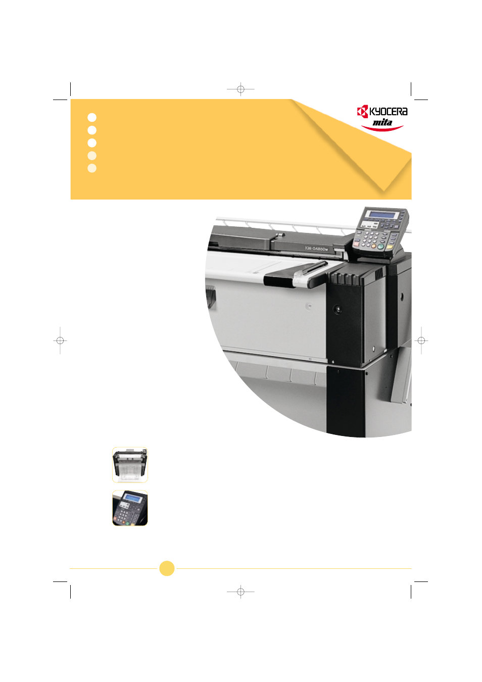 Kyocera Range KM-4800w User Manual | 8 pages