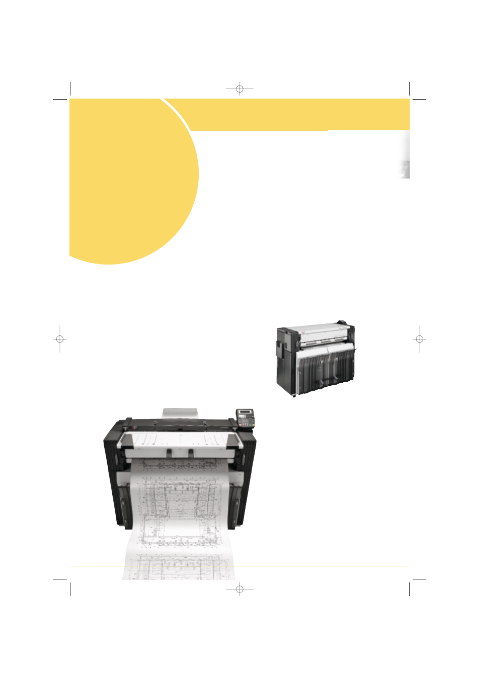 Km-4800w range, A secure investment, Copier | Plotters | Kyocera Range KM-4800w User Manual | Page 2 / 8