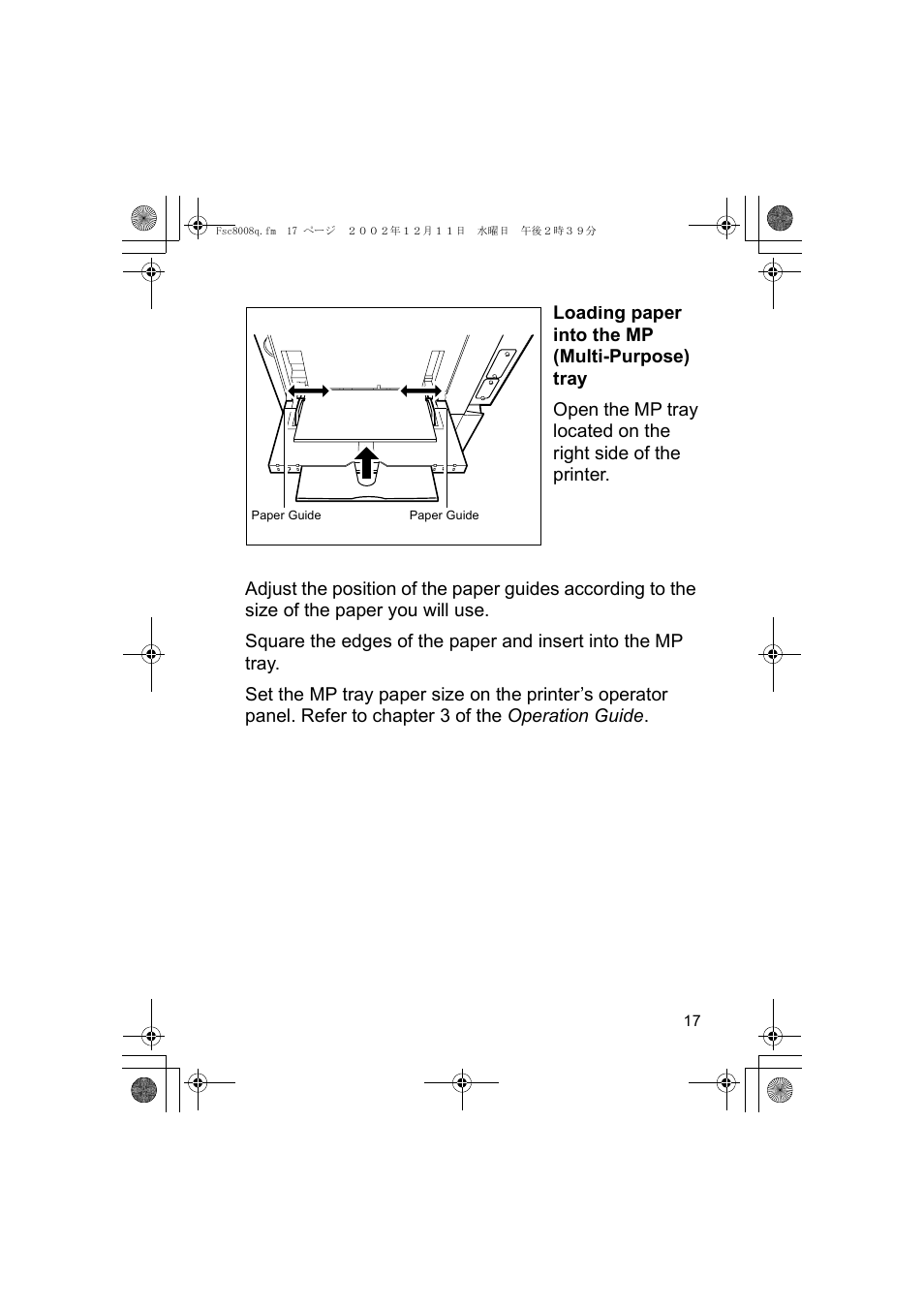 Kyocera FS-C8008N User Manual | Page 19 / 40