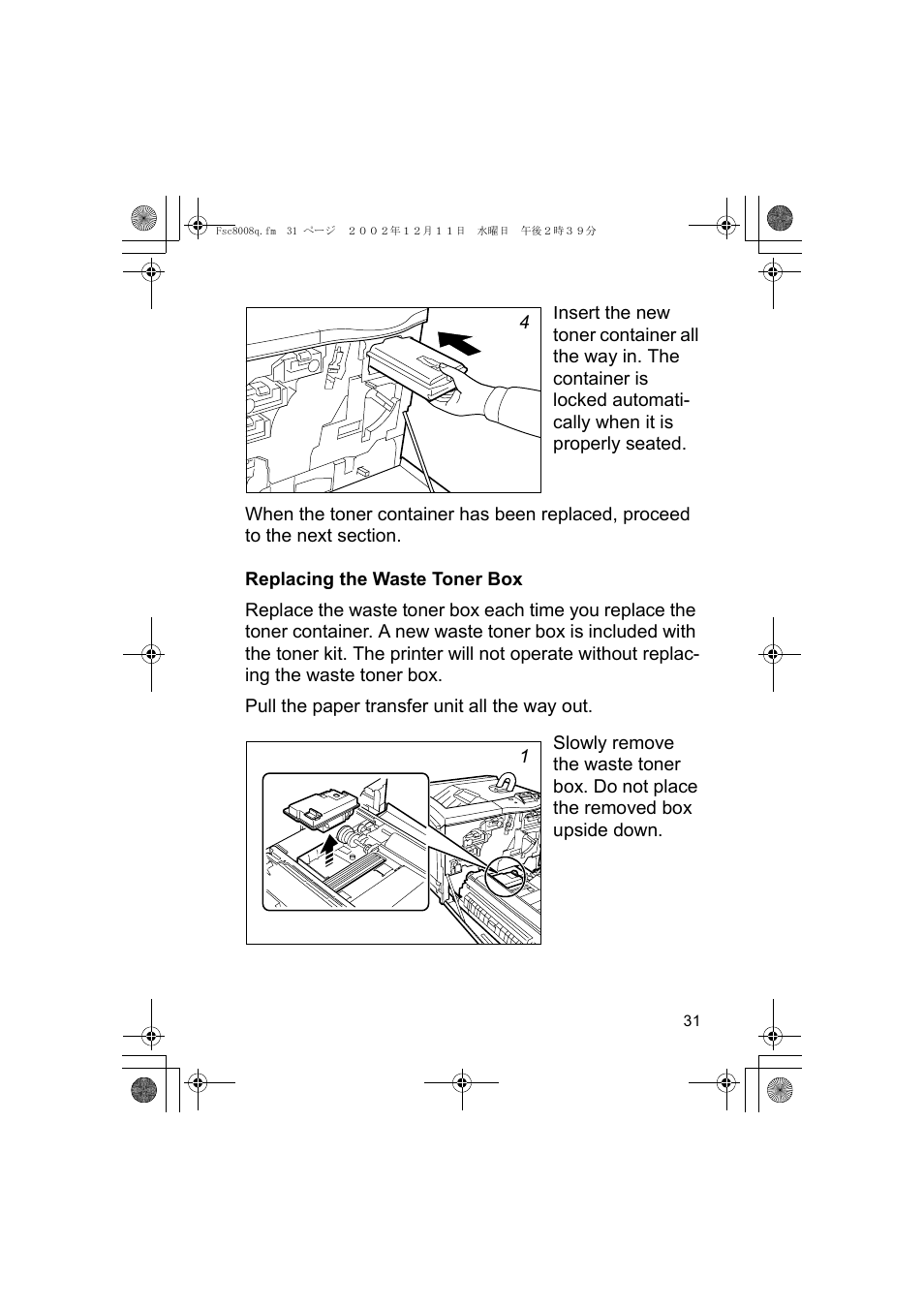 Kyocera FS-C8008N User Manual | Page 33 / 40