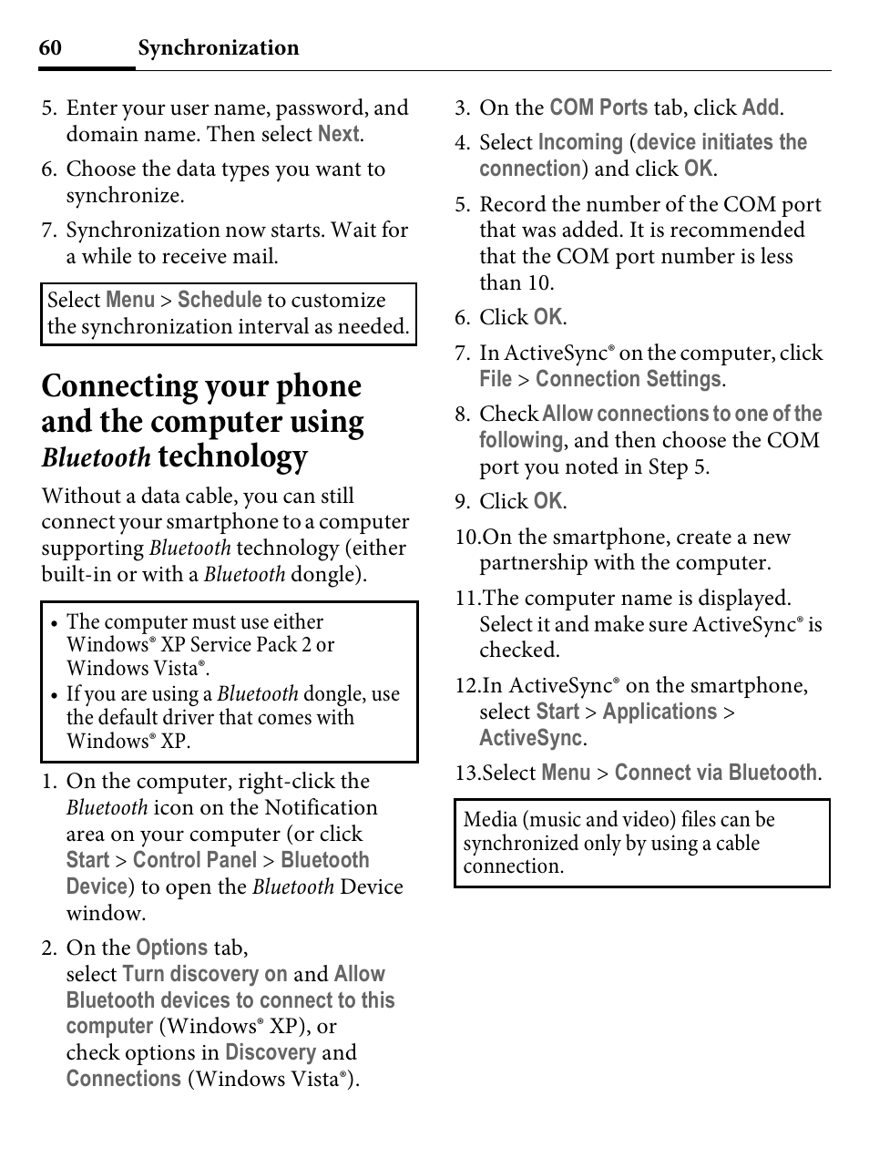 Connecting your phone and the computer using b, Connecting your phone and the computer using, Technology | Bluetooth | Kyocera E4000 User Manual | Page 60 / 73