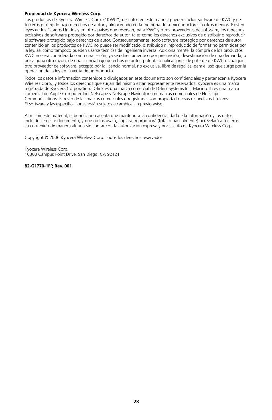 Kyocera 82-G1770-1FP User Manual | Page 31 / 61