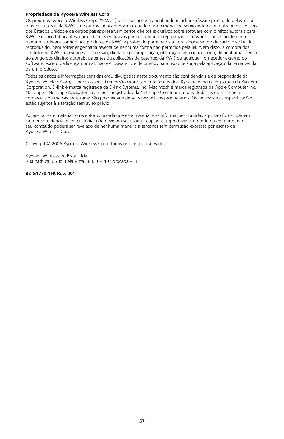 Kyocera 82-G1770-1FP User Manual | Page 60 / 61