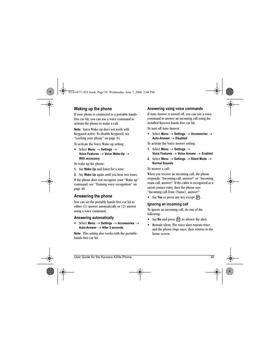 Kyocera KX9e User Manual | Page 47 / 64
