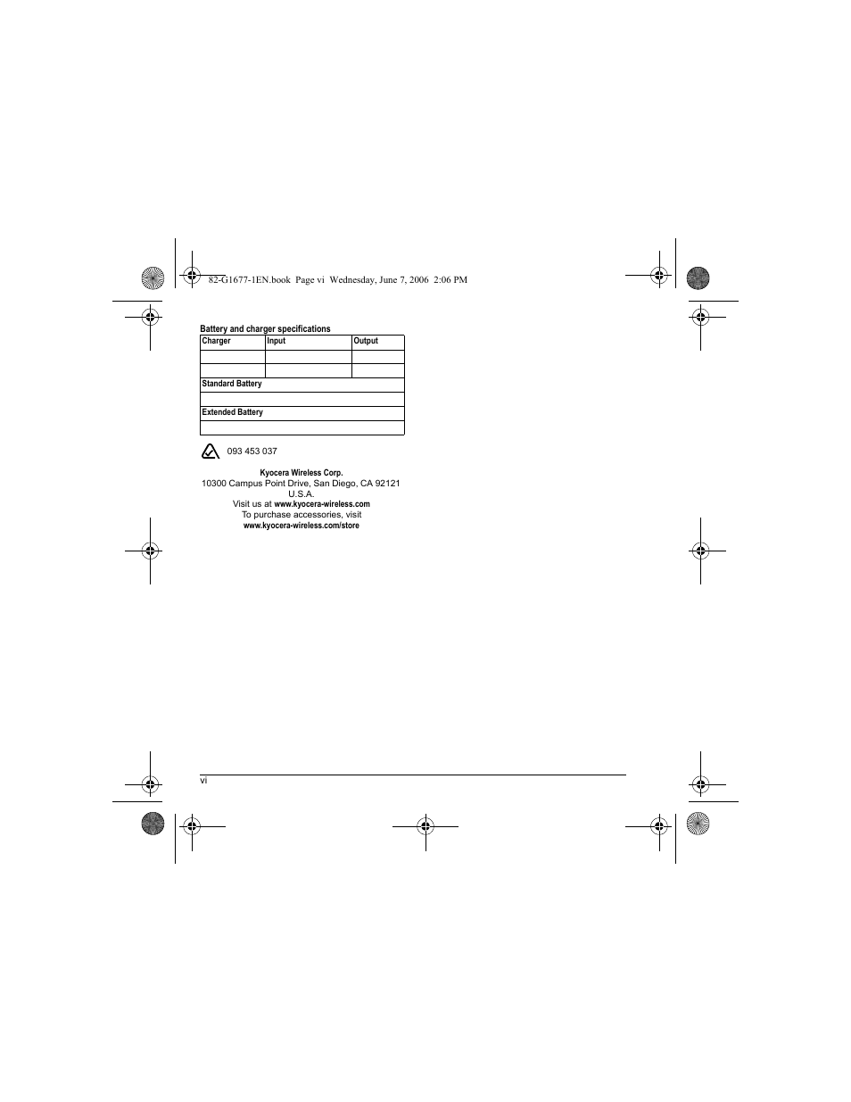 Kyocera KX9e User Manual | Page 6 / 64