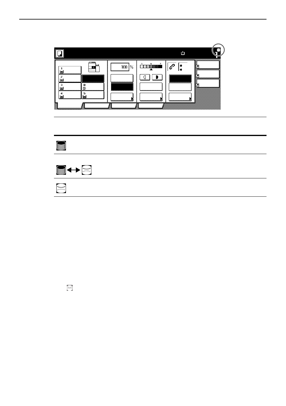 Remarque, Prêt à copier, L’icône du disque dur s’affiche | Kyocera Data Security Kit (B) For Copier User Manual | Page 21 / 100