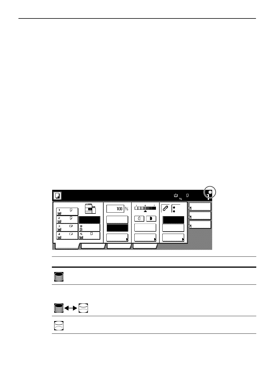 Ite 4-10 anzeige während des überschreibens .), Anzeige während des überschreibens wichtig, Kopierbereit | Das symbol der festplatte | Kyocera Data Security Kit (B) For Copier User Manual | Page 60 / 100