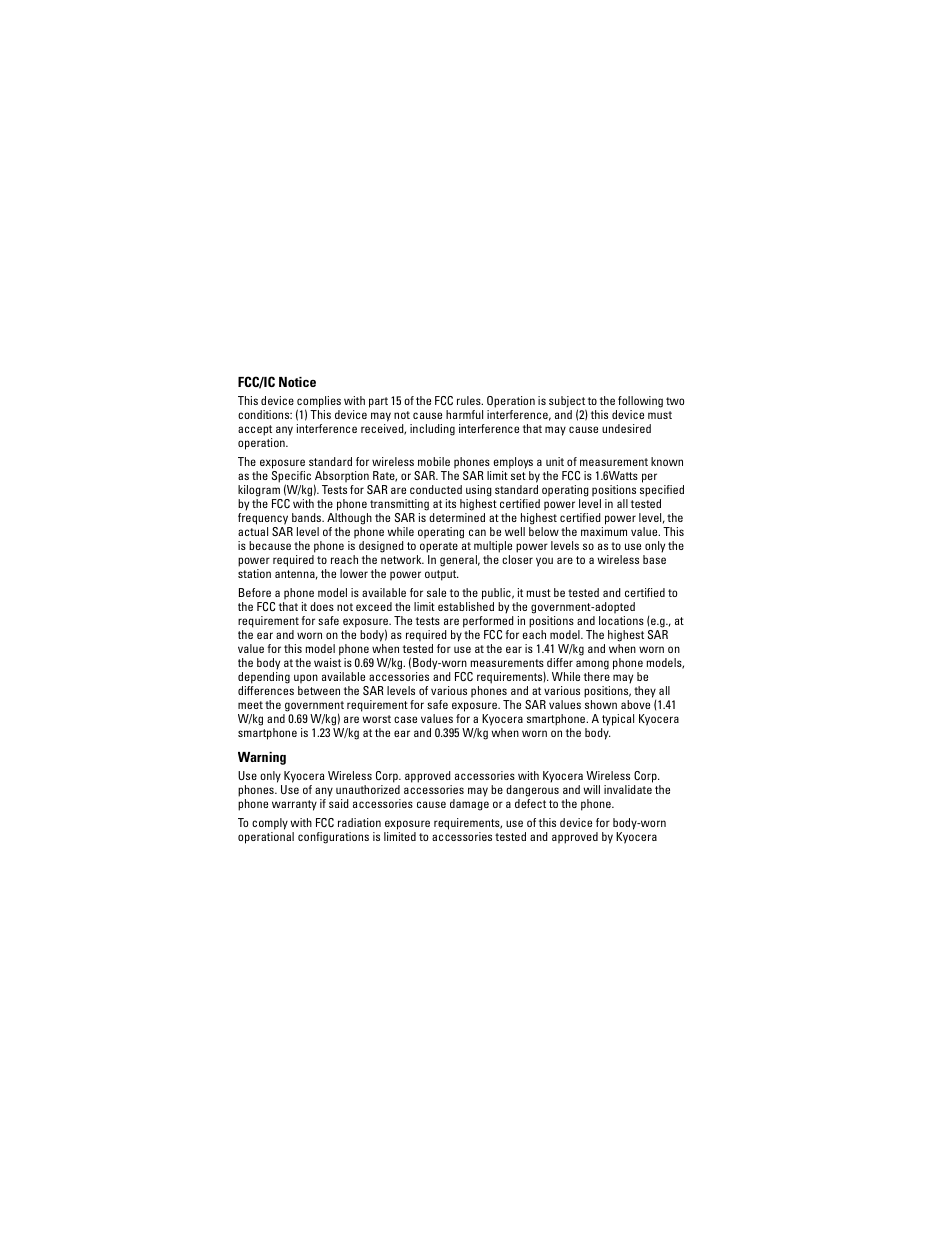 Kyocera QCP 6035 User Manual | Page 4 / 68