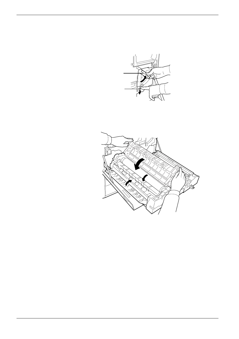 8 paper jam — left cover, Paper jam — left cover -22, Section 4.4.8 paper jam — left | Kyocera WP31C User Manual | Page 167 / 214