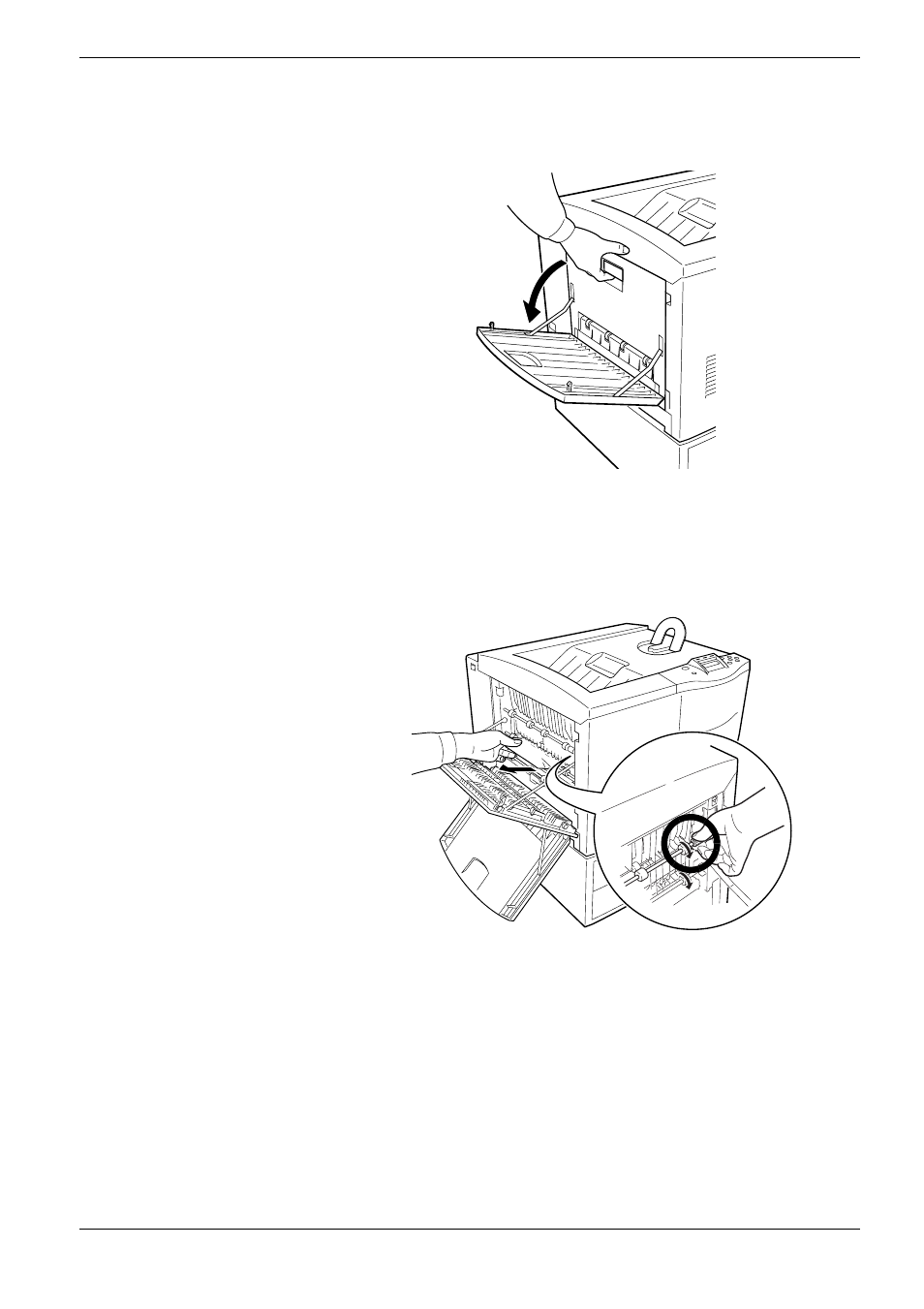 9 paper jam — option stacker/finisher/sorter, Paper jam — option stacker/finisher/sorter -23, Section 4.4.9 paper jam — option | Kyocera WP31C User Manual | Page 168 / 214