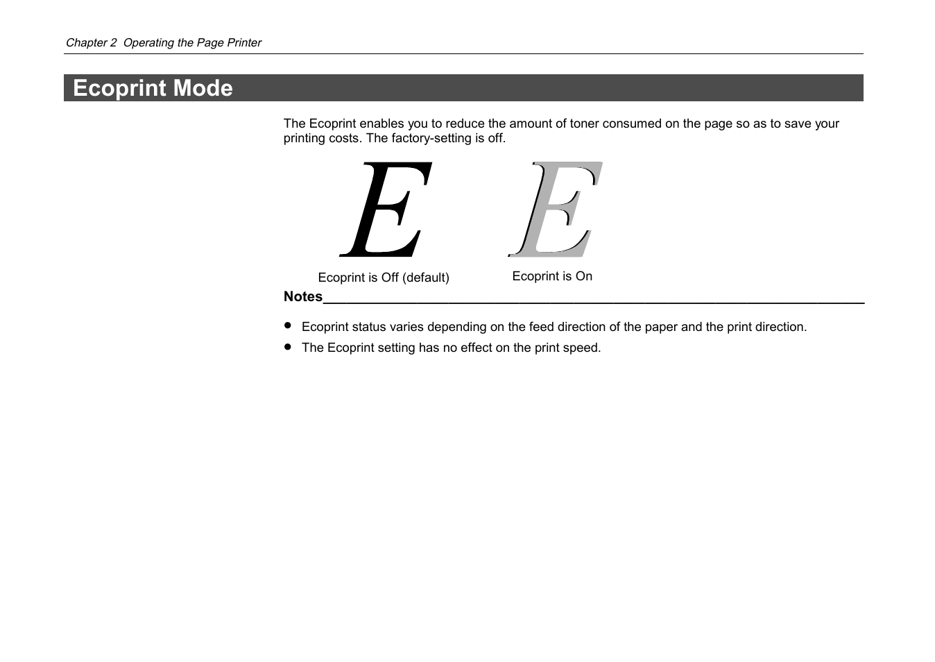 Ecoprint mode | Kyocera DP-3600 User Manual | Page 128 / 250