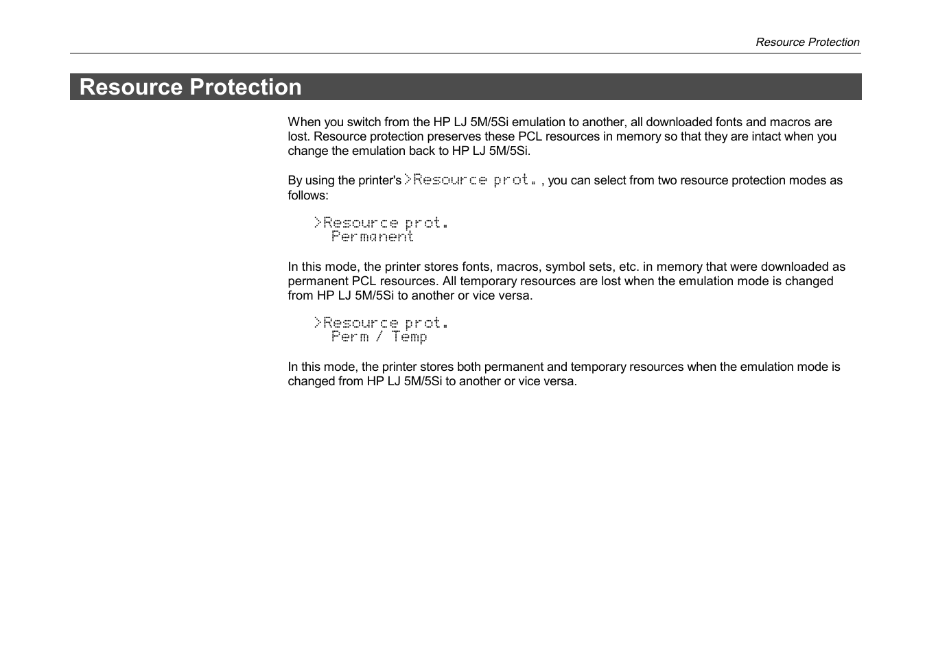 Resource protection | Kyocera DP-3600 User Manual | Page 129 / 250