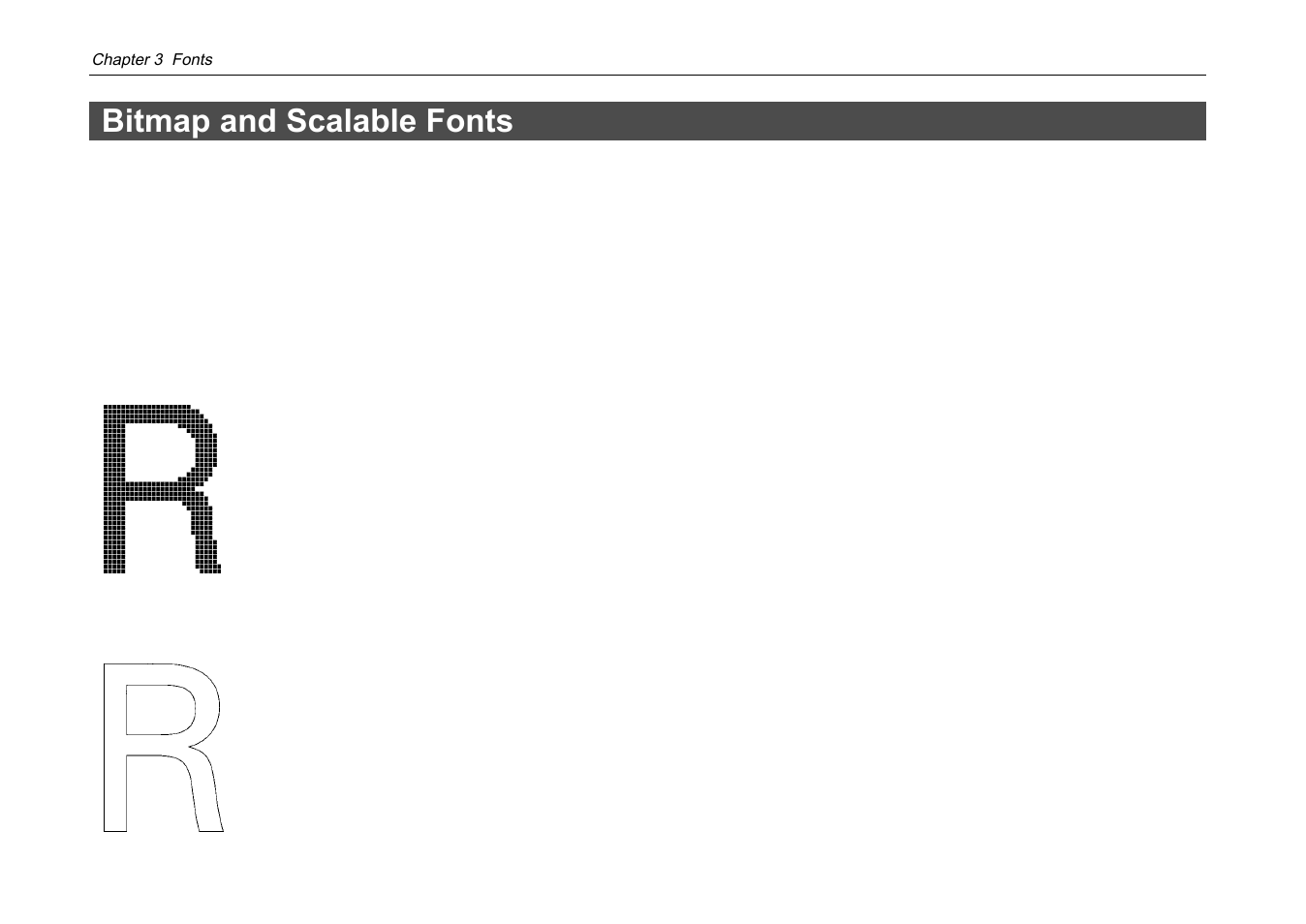 Bitmap and scalable fonts | Kyocera DP-3600 User Manual | Page 135 / 250