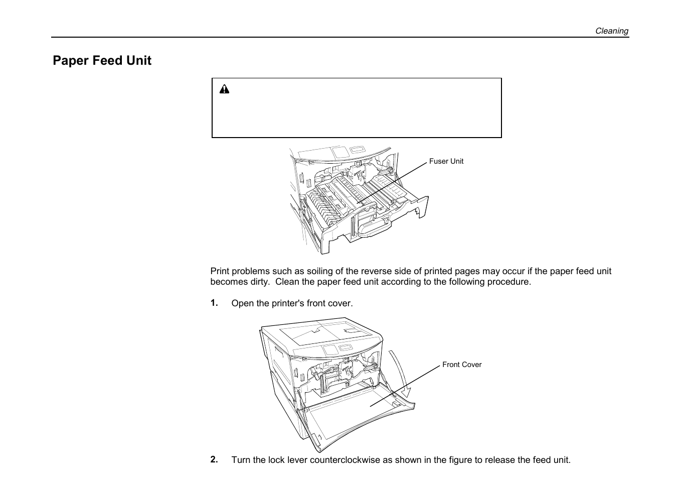 Paper feed unit | Kyocera DP-3600 User Manual | Page 159 / 250