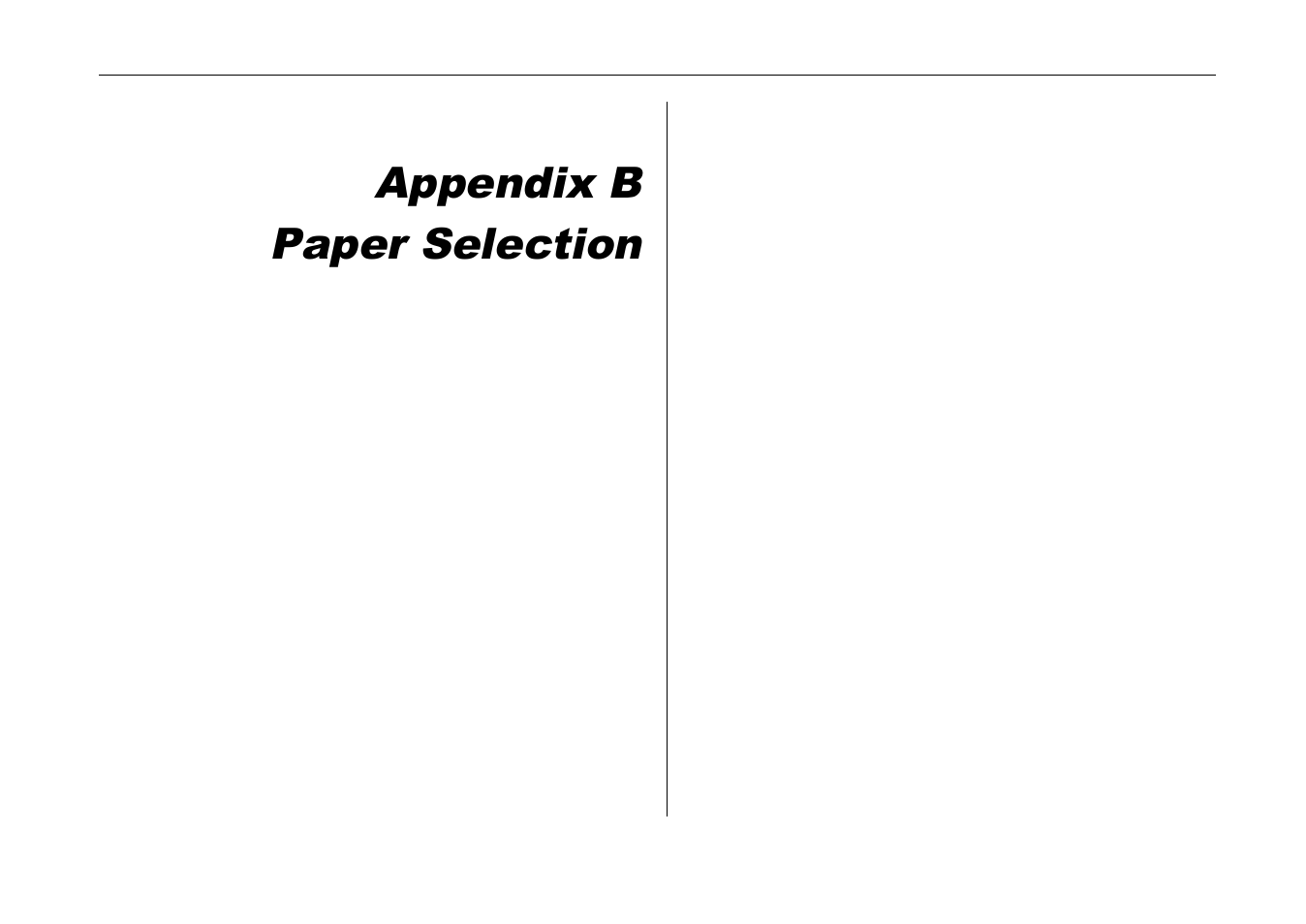 Appendix b paper selection | Kyocera DP-3600 User Manual | Page 209 / 250