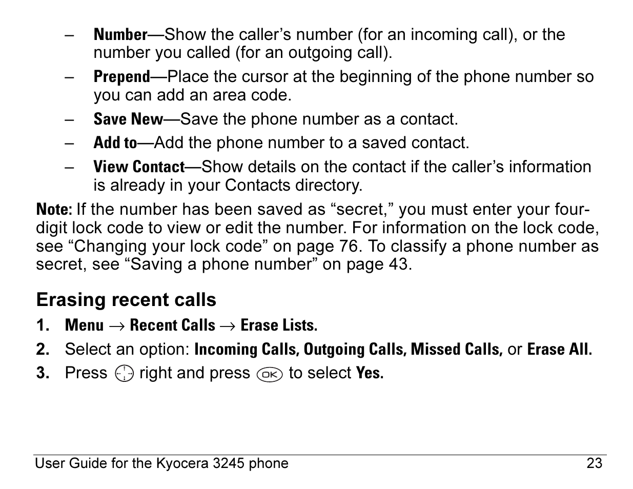 Kyocera 3245 User Manual | Page 43 / 146