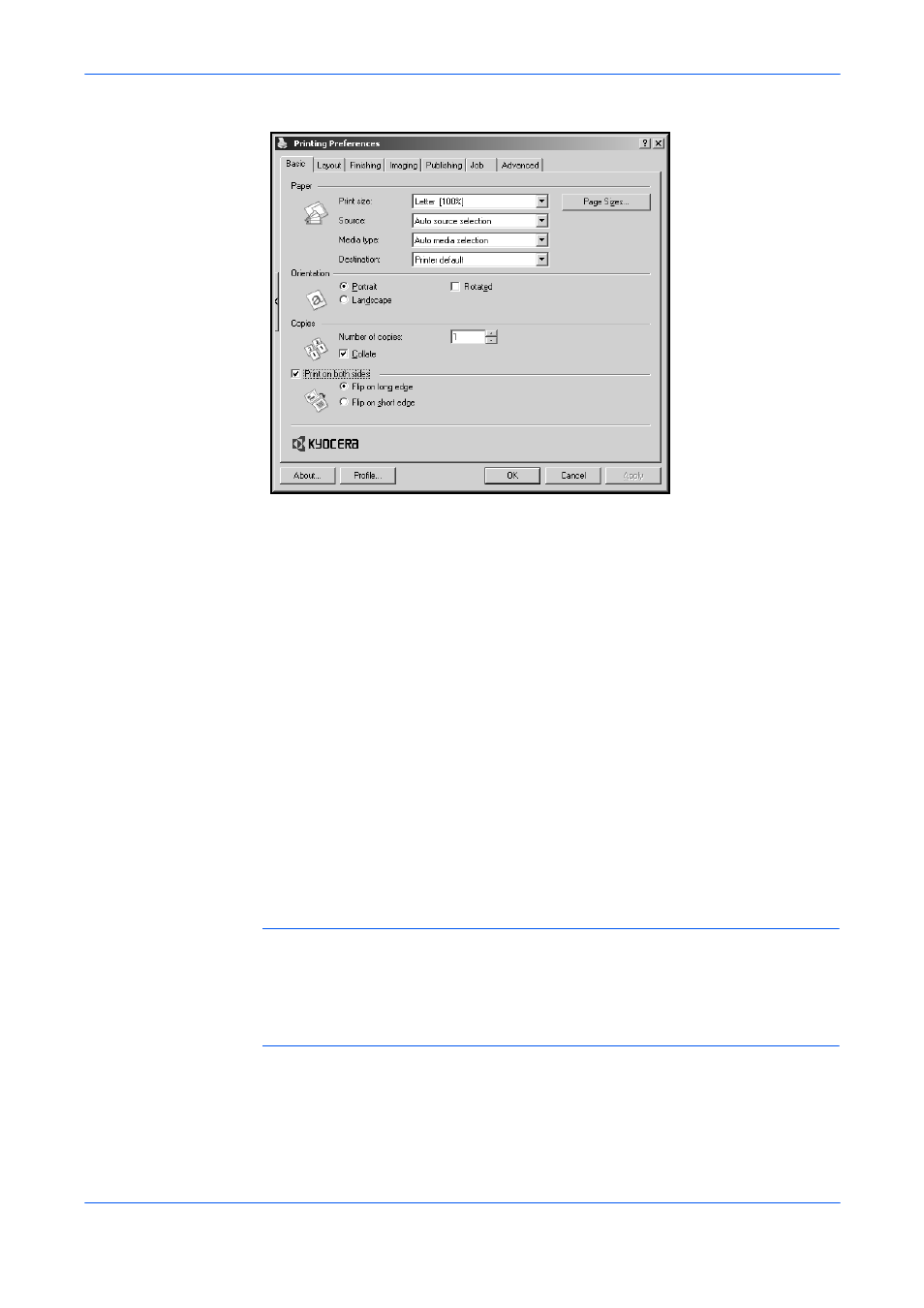 Media types | Kyocera FS-820 User Manual | Page 28 / 105