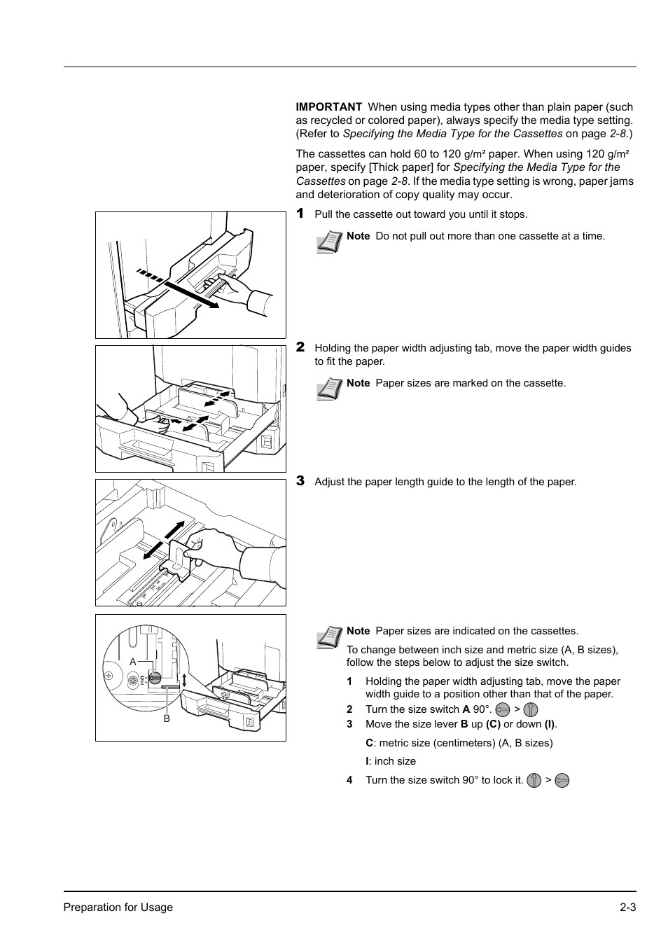 Kyocera KM-2540 User Manual | Page 29 / 119