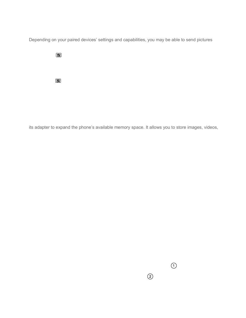 Send items via bluetooth, Microsd card, Remove or insert the microsd card | Remove, Or insert the microsd card | Kyocera DuraMax User Manual | Page 103 / 143