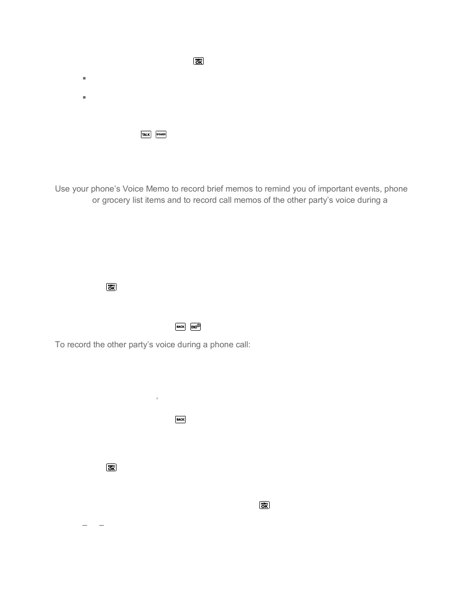 Manage voice memos, Manage, Voice memos | Kyocera DuraMax User Manual | Page 112 / 143