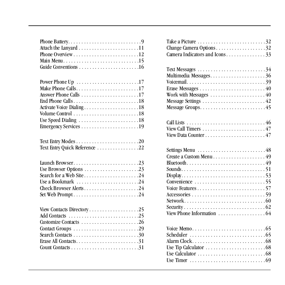 Kyocera Neo E1100 User Manual | Page 7 / 89