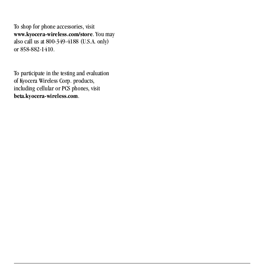 Phone accessories, Become a product evaluator, Phone accessories become a product evaluator | Kyocera Neo E1100 User Manual | Page 82 / 89