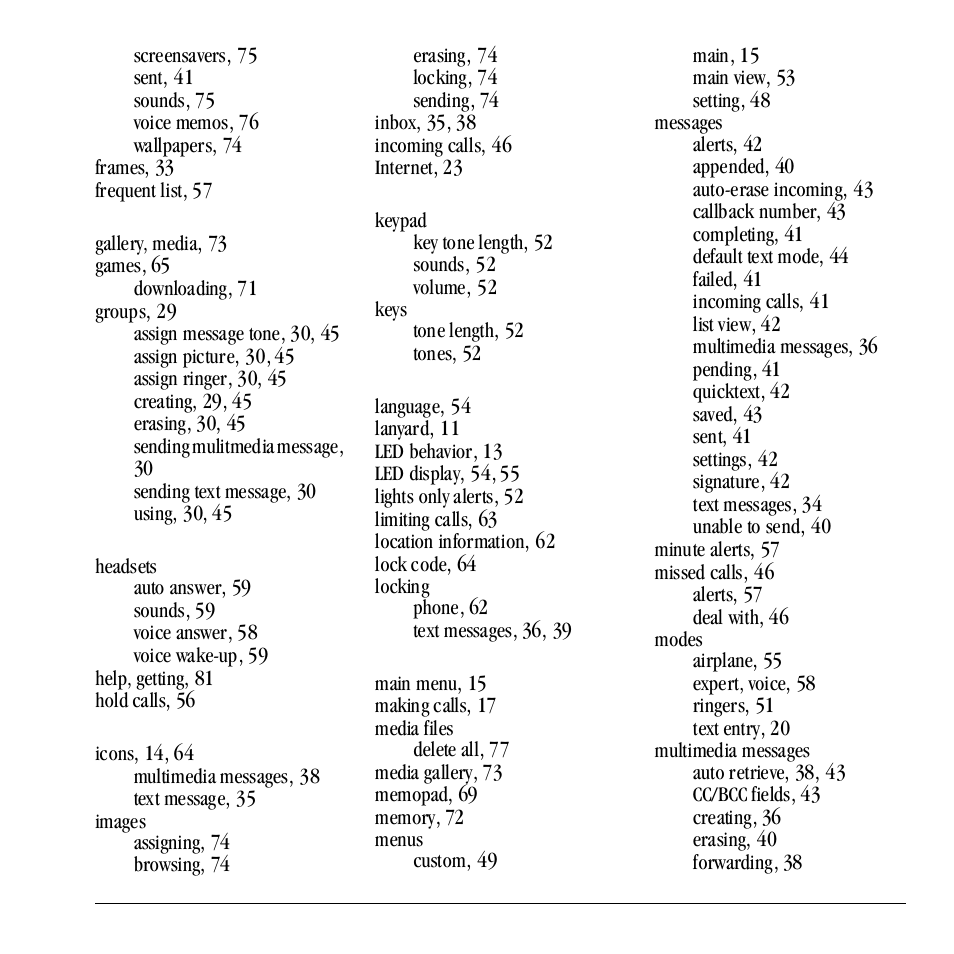 Kyocera Neo E1100 User Manual | Page 85 / 89