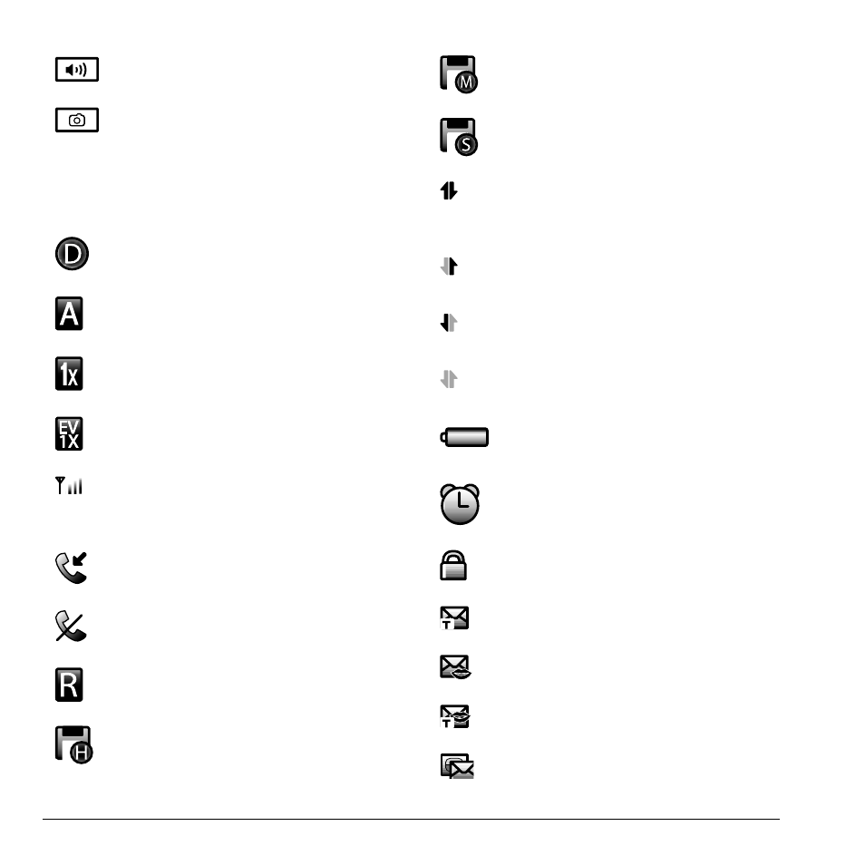 Screen icons | Kyocera Tempo E2000 User Manual | Page 14 / 94