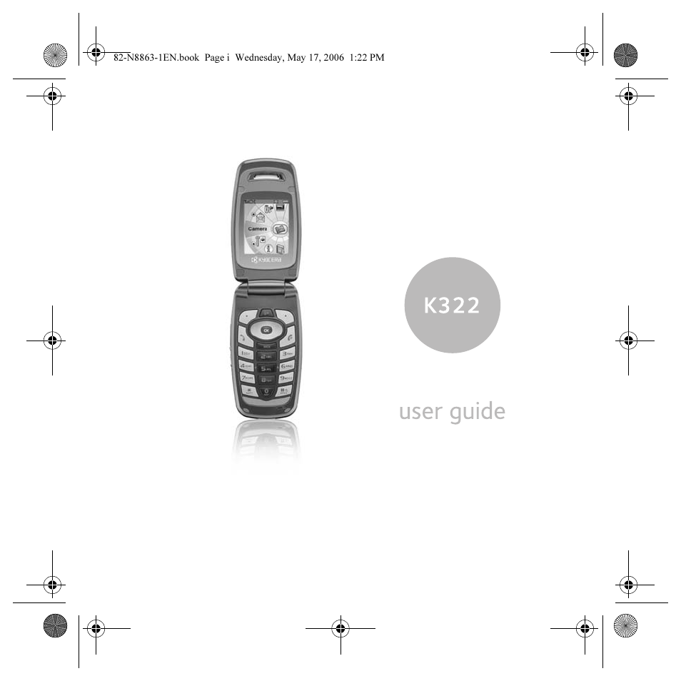 Kyocera K322 User Manual | 72 pages