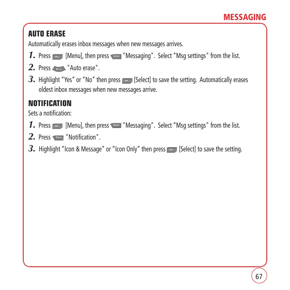 Kyocera VM1450 User Manual | Page 67 / 148
