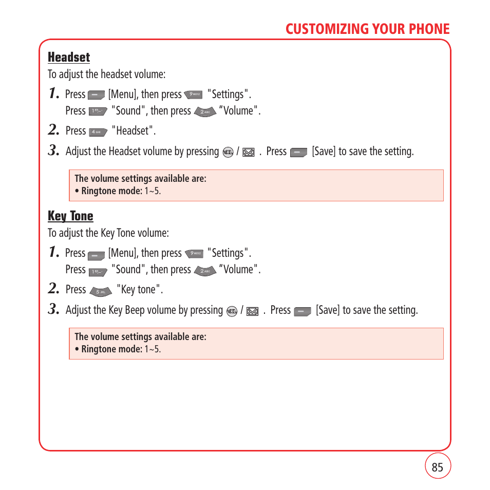 Customizing your phone | Kyocera VM1450 User Manual | Page 85 / 148