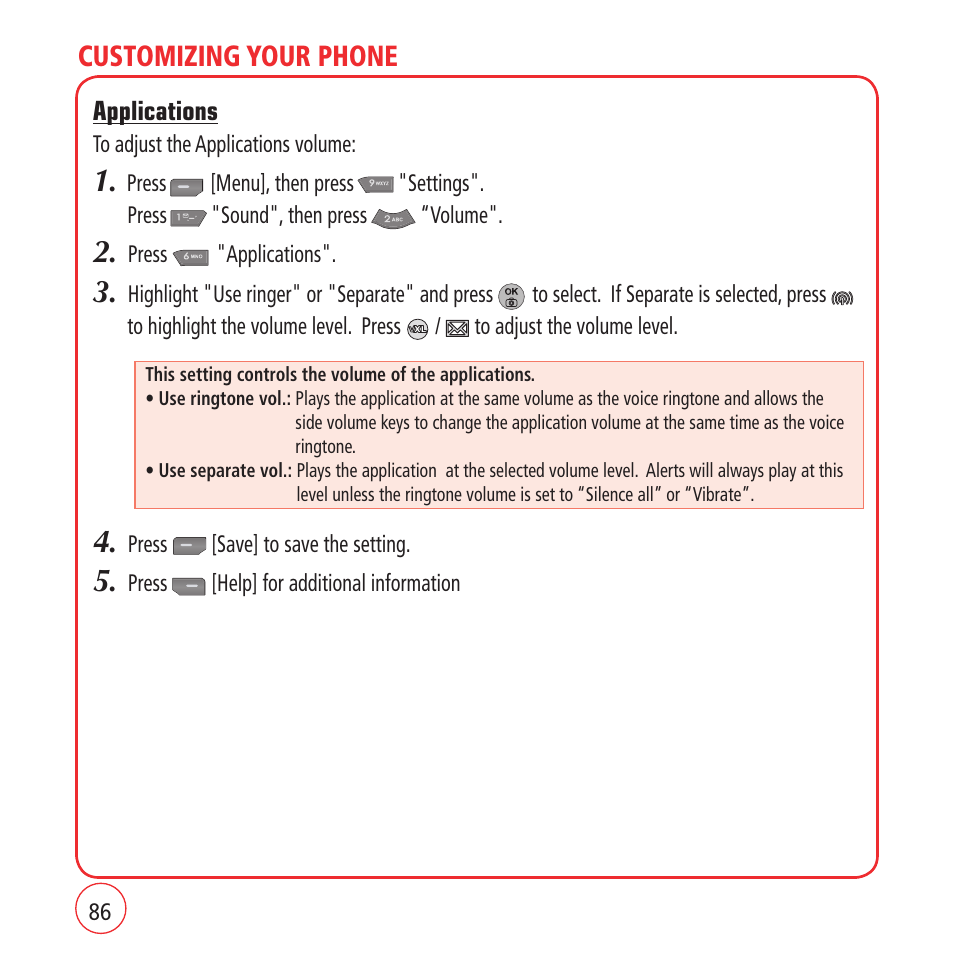 Customizing your phone | Kyocera VM1450 User Manual | Page 86 / 148