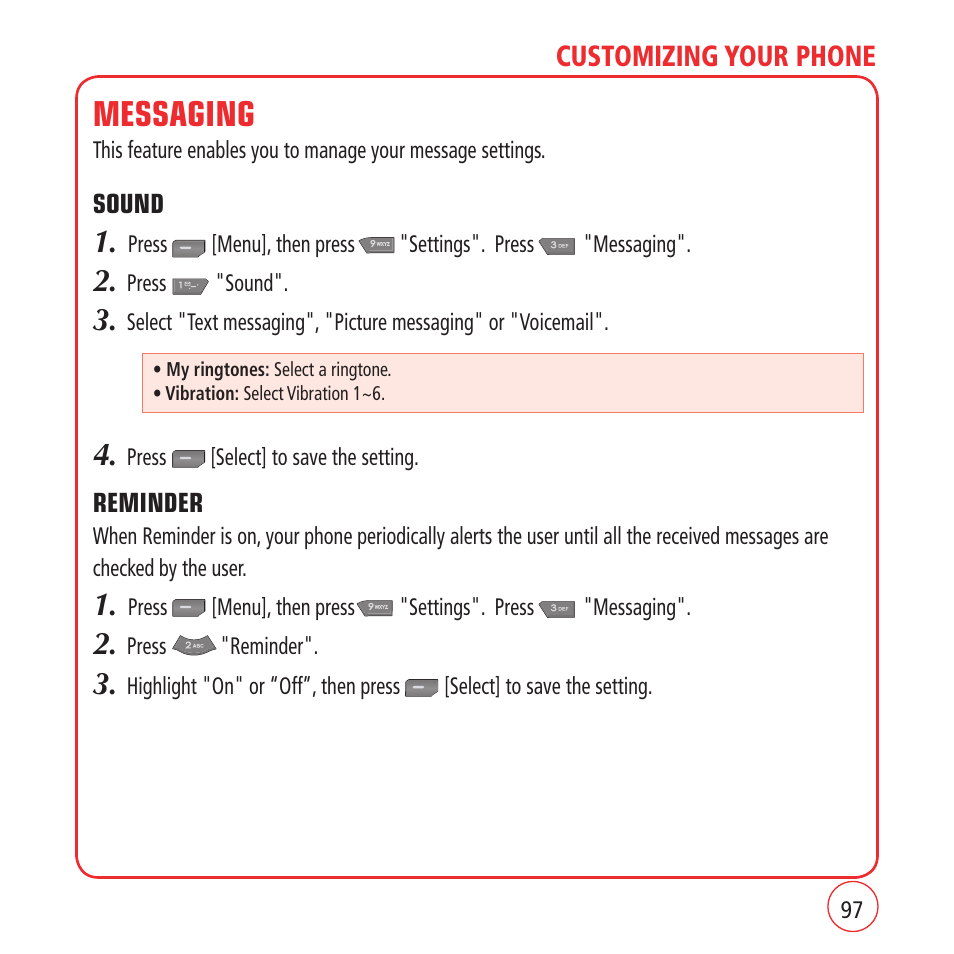 Messaging | Kyocera VM1450 User Manual | Page 97 / 148