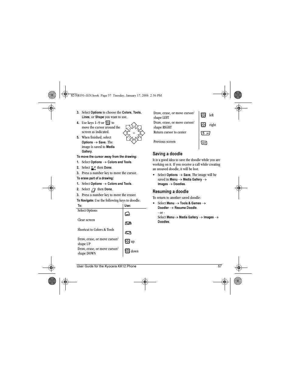 Kyocera KX12 User Manual | Page 65 / 72