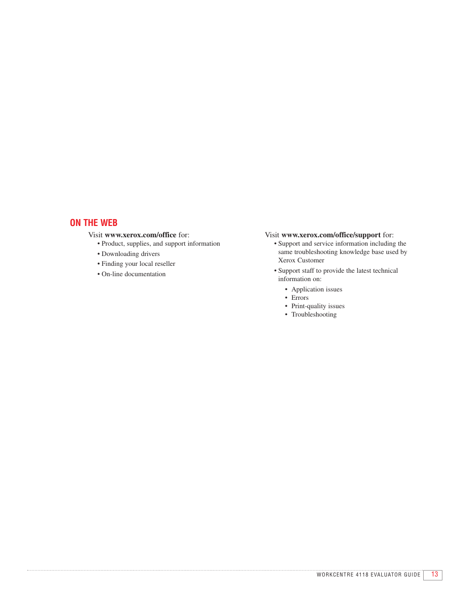On the web | Kyocera 4118 User Manual | Page 15 / 16