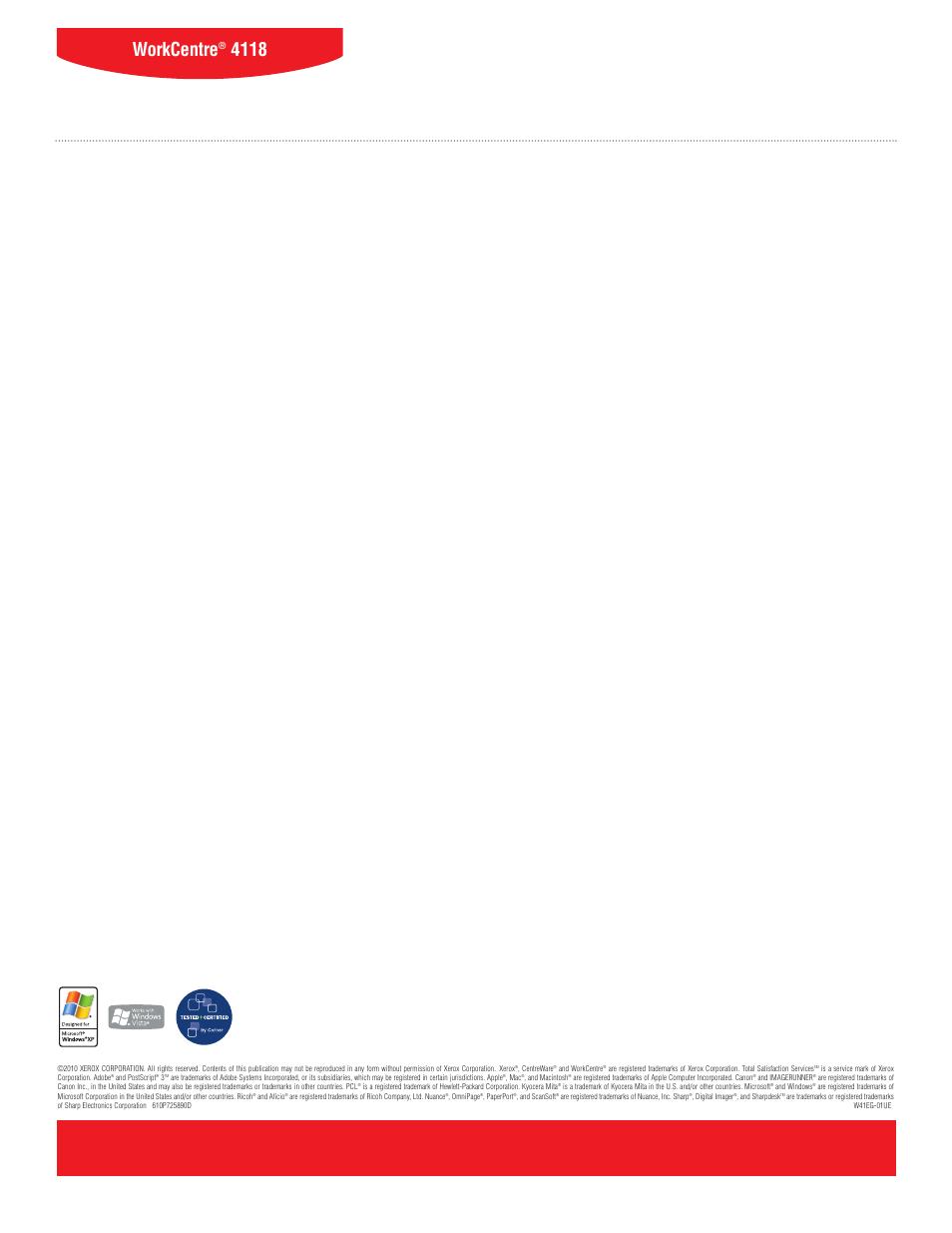 Workcentre | Kyocera 4118 User Manual | Page 16 / 16