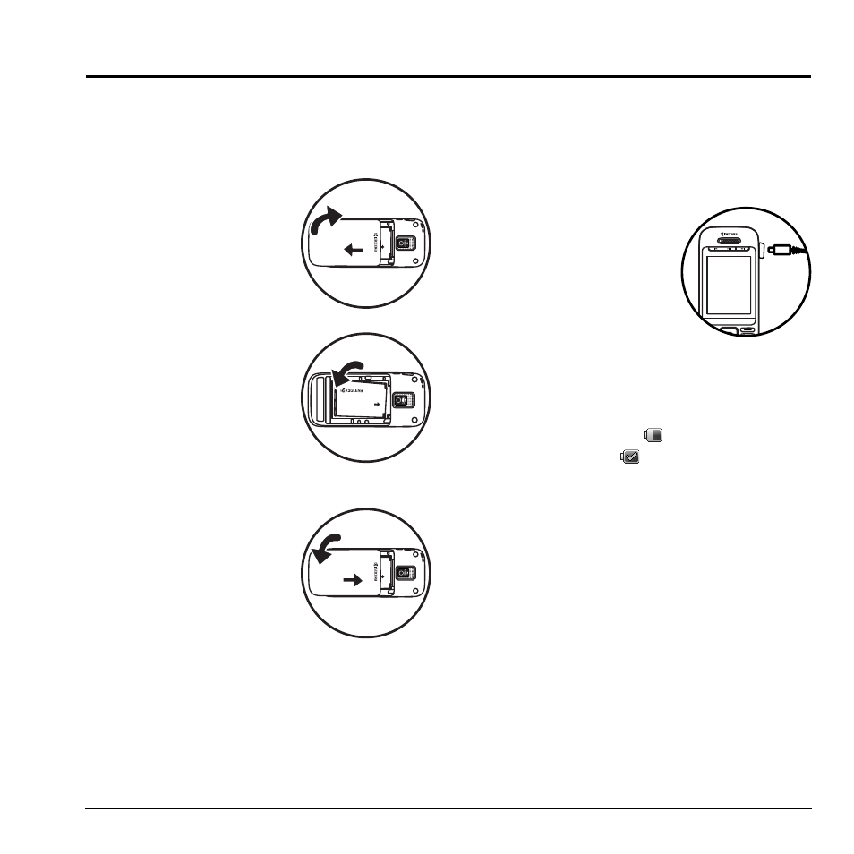 1 get started, Phone battery, Get started | 1get started | Kyocera G2GO User Manual | Page 9 / 93