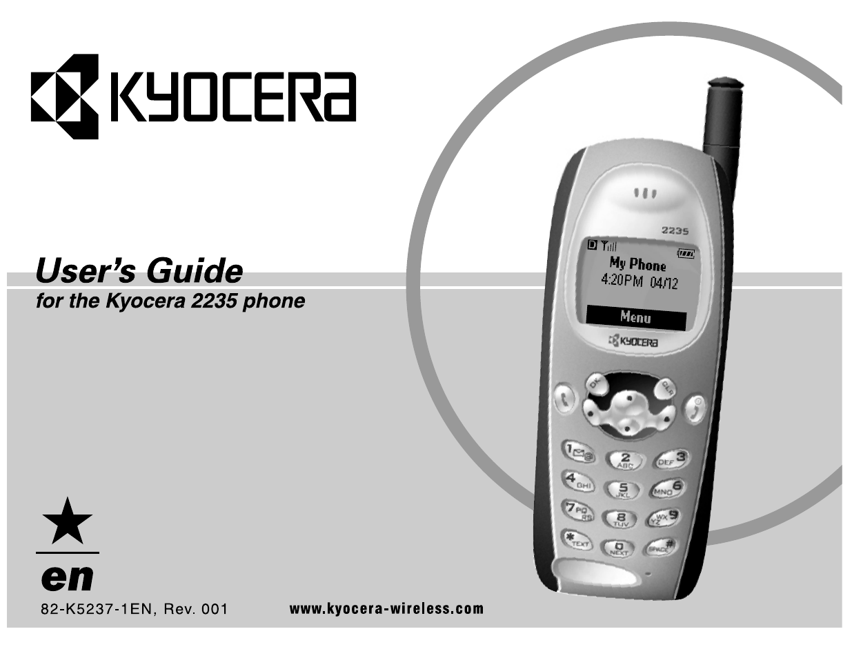 Kyocera Phone 2235 User Manual | 136 pages