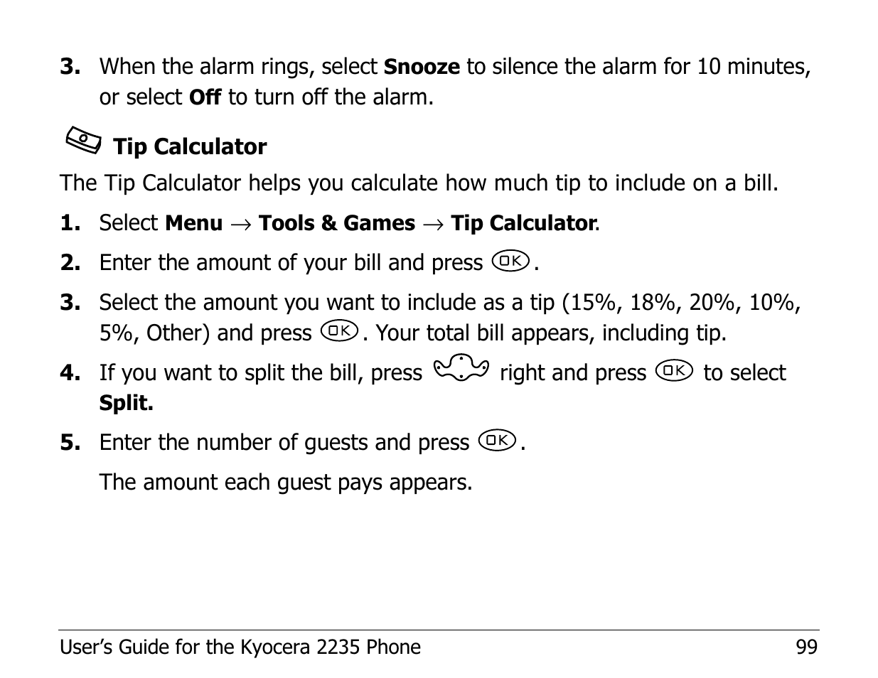 Kyocera Phone 2235 User Manual | Page 119 / 136