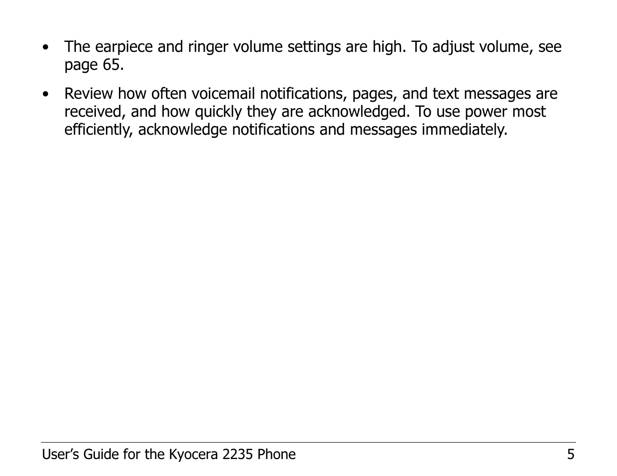 Kyocera Phone 2235 User Manual | Page 25 / 136