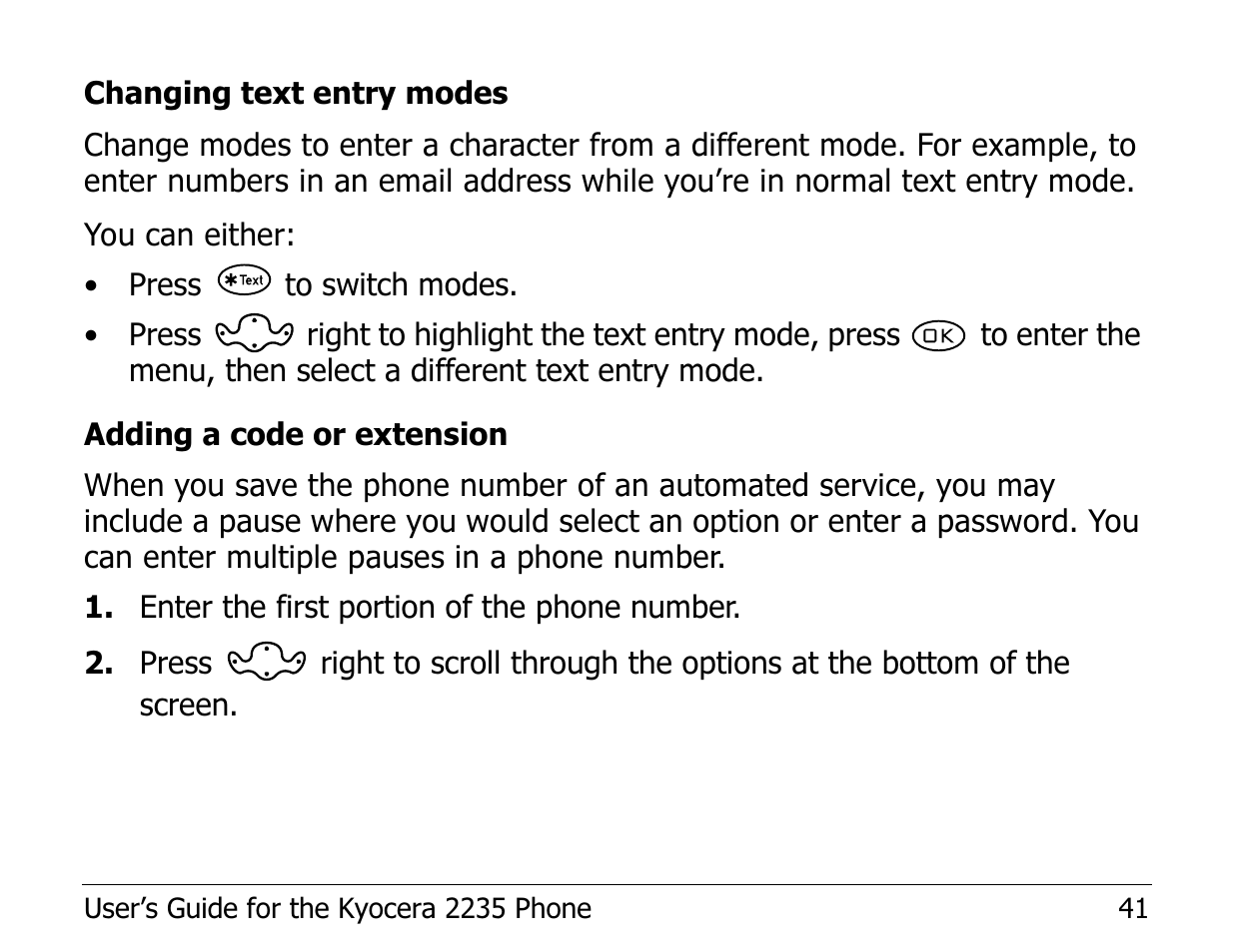 Kyocera Phone 2235 User Manual | Page 61 / 136