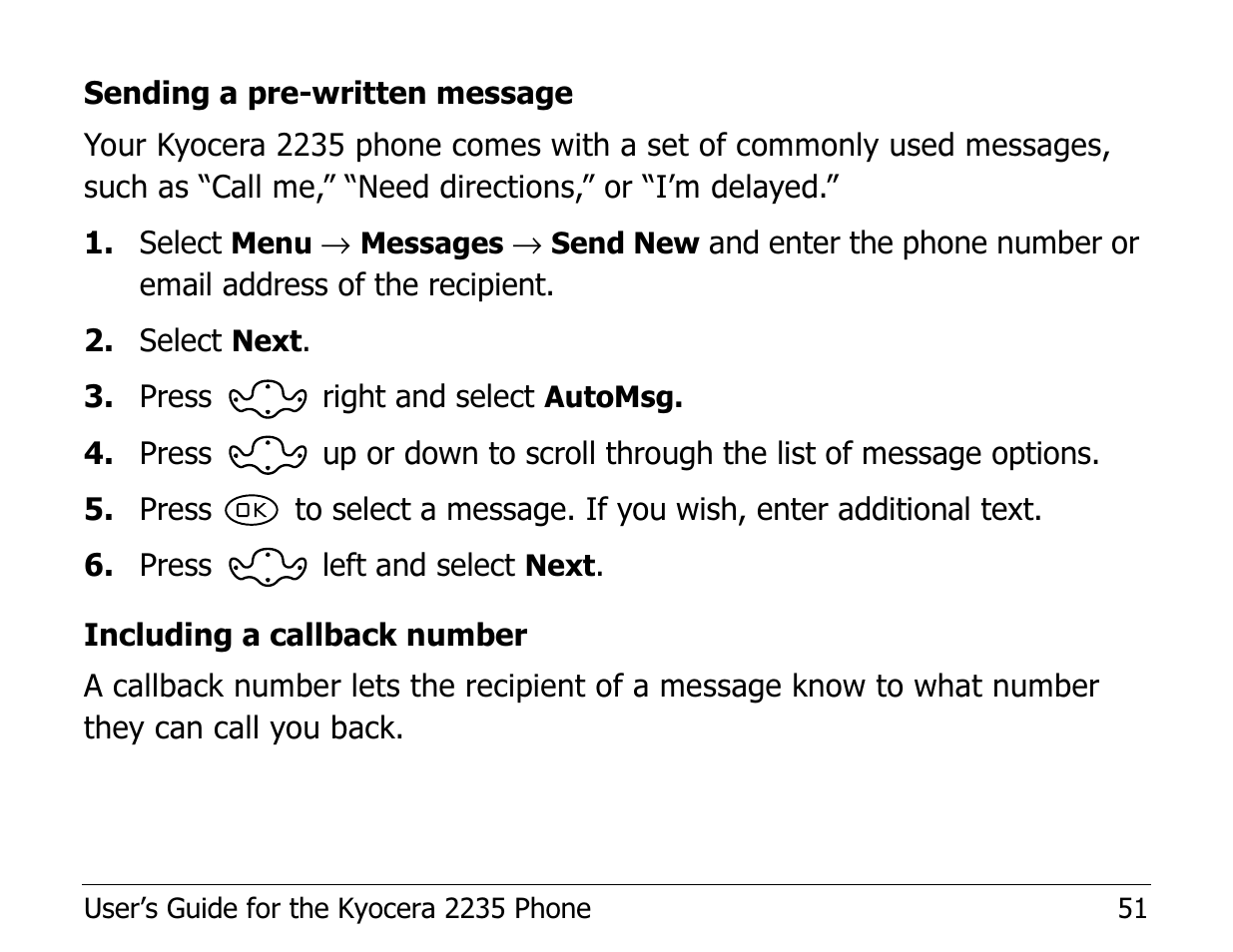 Kyocera Phone 2235 User Manual | Page 71 / 136