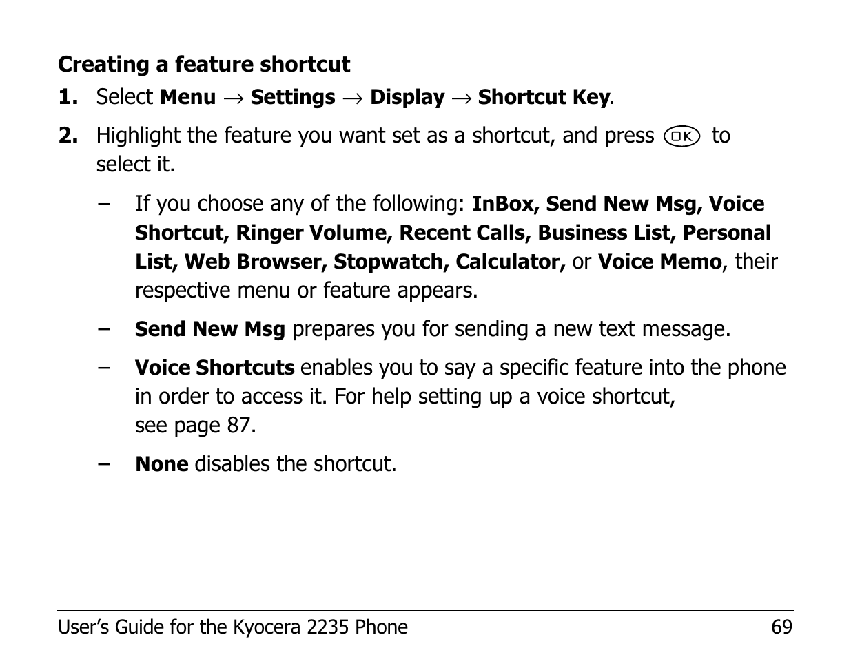 Kyocera Phone 2235 User Manual | Page 89 / 136